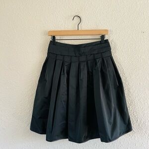 Elegant Black Pleated Skirt